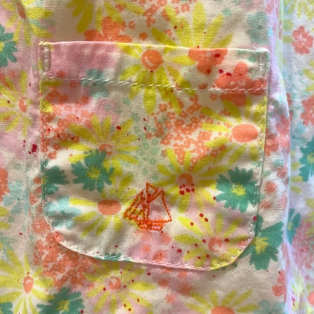 18month Petit Bateau Dress with all beautiful flowers - Picture 5 of 5